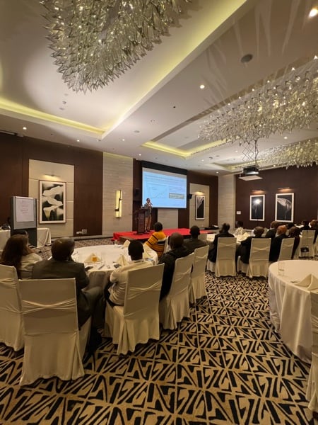 Conference session at the African Fine Coffees Association event, Addis Ababa
